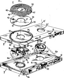 cassette tape, exploded diagram